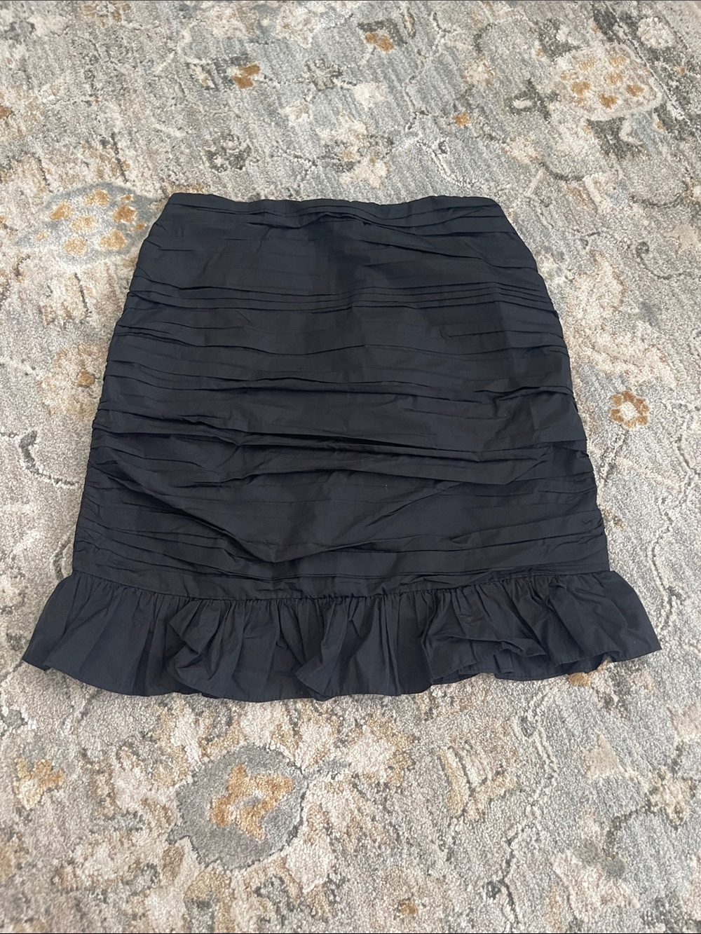 Zara Black Ruffled Hem Women’s Skirt